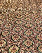 Blended Jangla Jamawar With Multi Coloured Resham Work