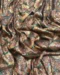 Blended Jangla Jamawar With Multi Coloured Resham Work
