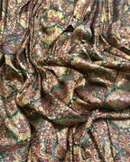 Blended Jangla Jamawar With Multi Coloured Resham Work