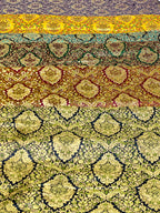 Blended Jangla Jamawar With Multi Coloured Resham Work