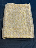 Jamawar Pure Kimkhab Atlas With Golden/Copper Zari Work
