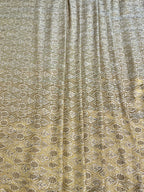 Jamawar Pure Kimkhab Atlas With Golden/Copper Zari Work