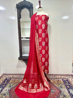 Shirt Pure Sheesha Silk With Pure Crinkle Chiffon Dupatta