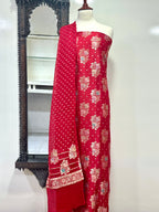 Shirt Pure Sheesha Silk With Pure Crinkle Chiffon Dupatta
