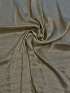 Pure Chiffon Atlas Jamawar With Rose Golden Zari Work