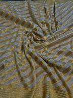 Pure Sartan Chiffon Lining Design Two Side Border