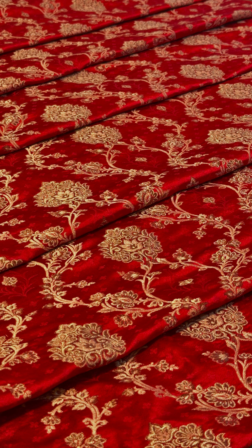 Pure Sartan Kimkhab Jamawar With Copper Zari Work