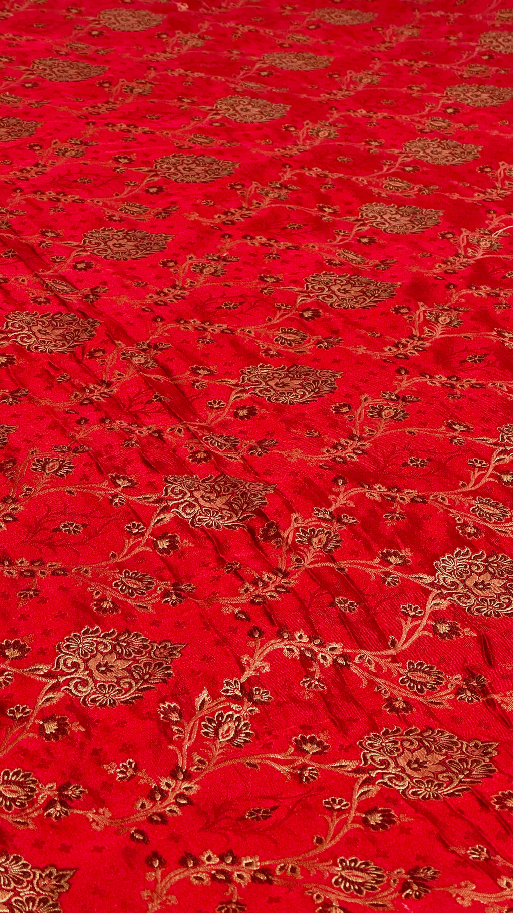 Pure Sartan Kimkhab Jamawar With Copper Zari Work