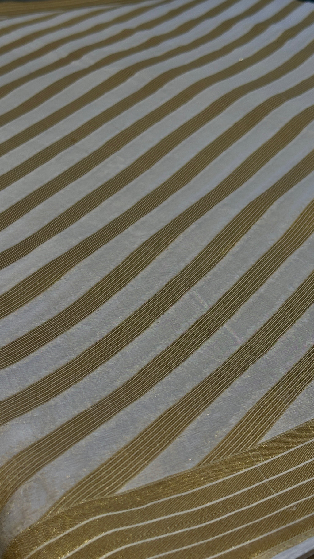 Pure Sartan Chiffon Lining Design Two Side Border